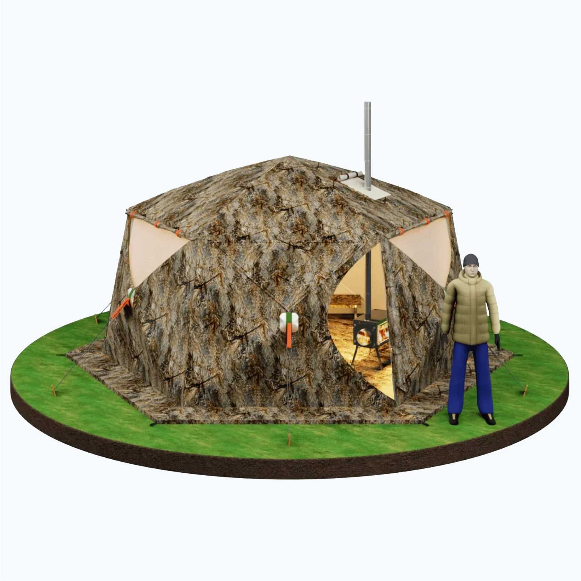 rbm hot tent up-5 RBM Hexagon All-Seasons Tent