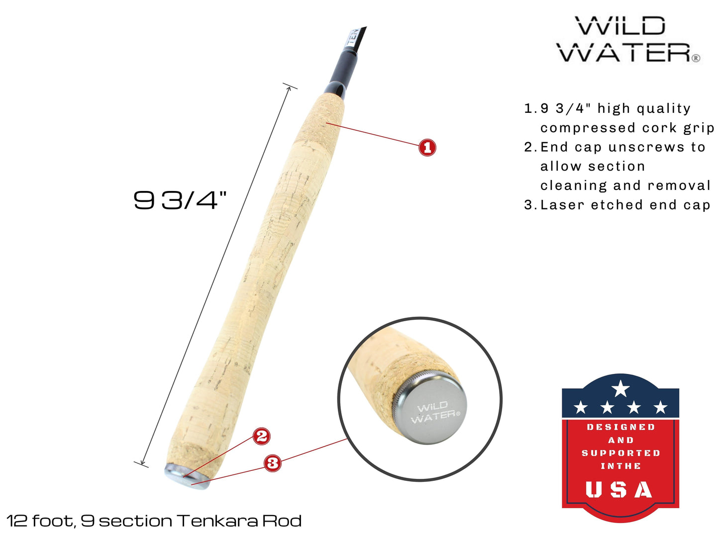 12' Tenkara Rod | Wild Water Fly Fishing