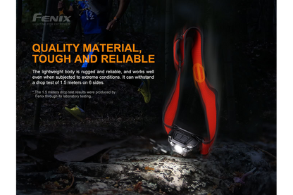 Fenix HL18R-T Lightweight Rechargeable LED Headlamp - 500 Lumens