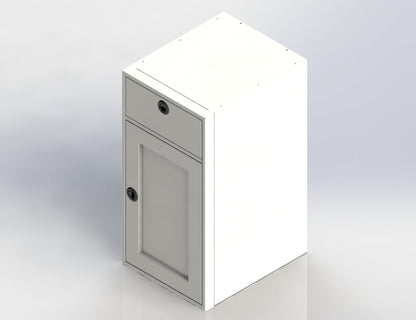 18" Base One Door and One Drawer