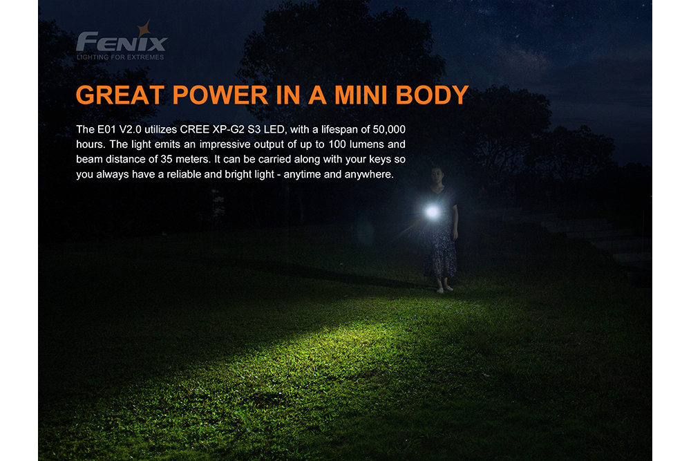 Fenix E01 V2.0 AAA LED Flashlight