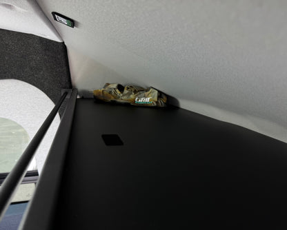 Ford Transit Headliner Shelf with Curtain Rod