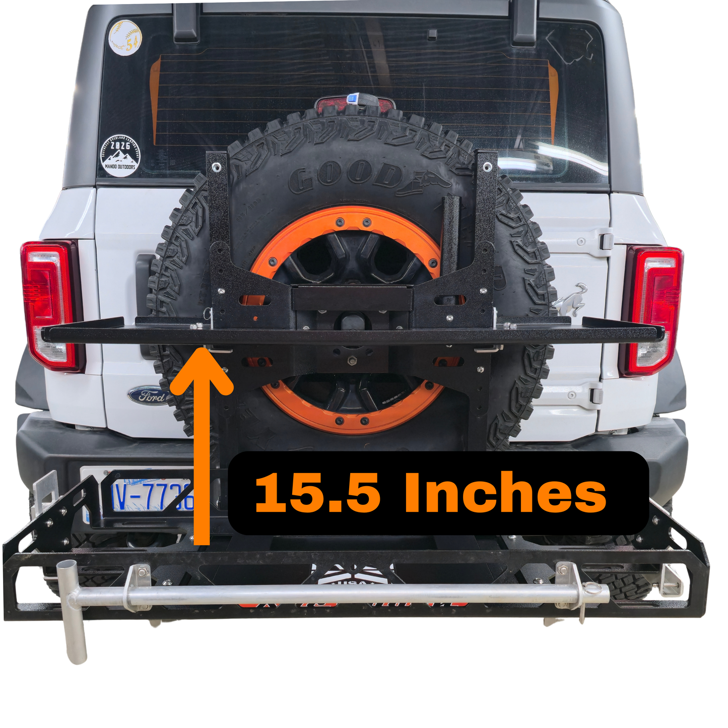Jeep Wrangler JK (2007-2018) Cargo Carrier & Bike Rack | rucRak GRUNT