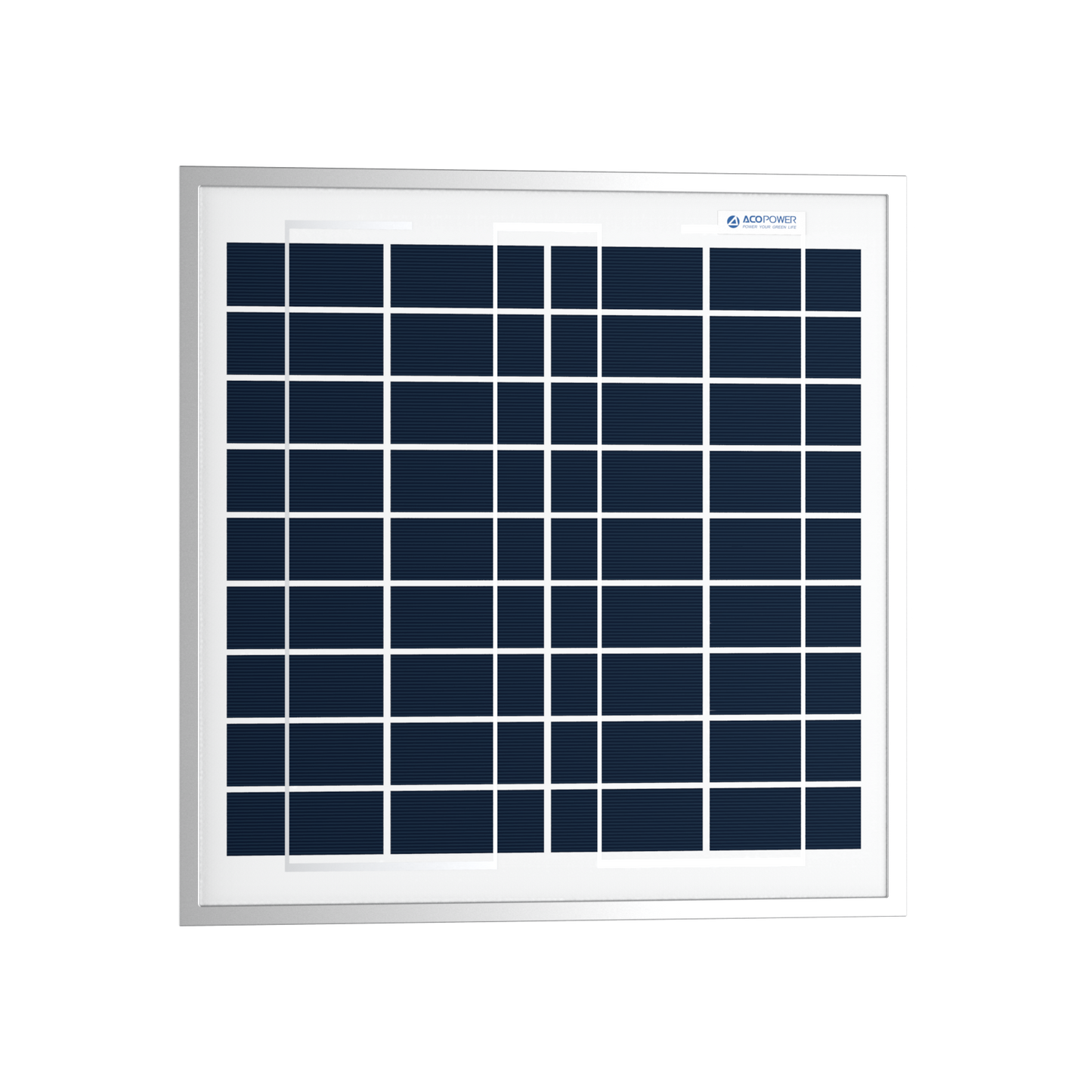 ACOPOWER 15W Polycrystalline Solar Panel for 12 Volt Battery Charging