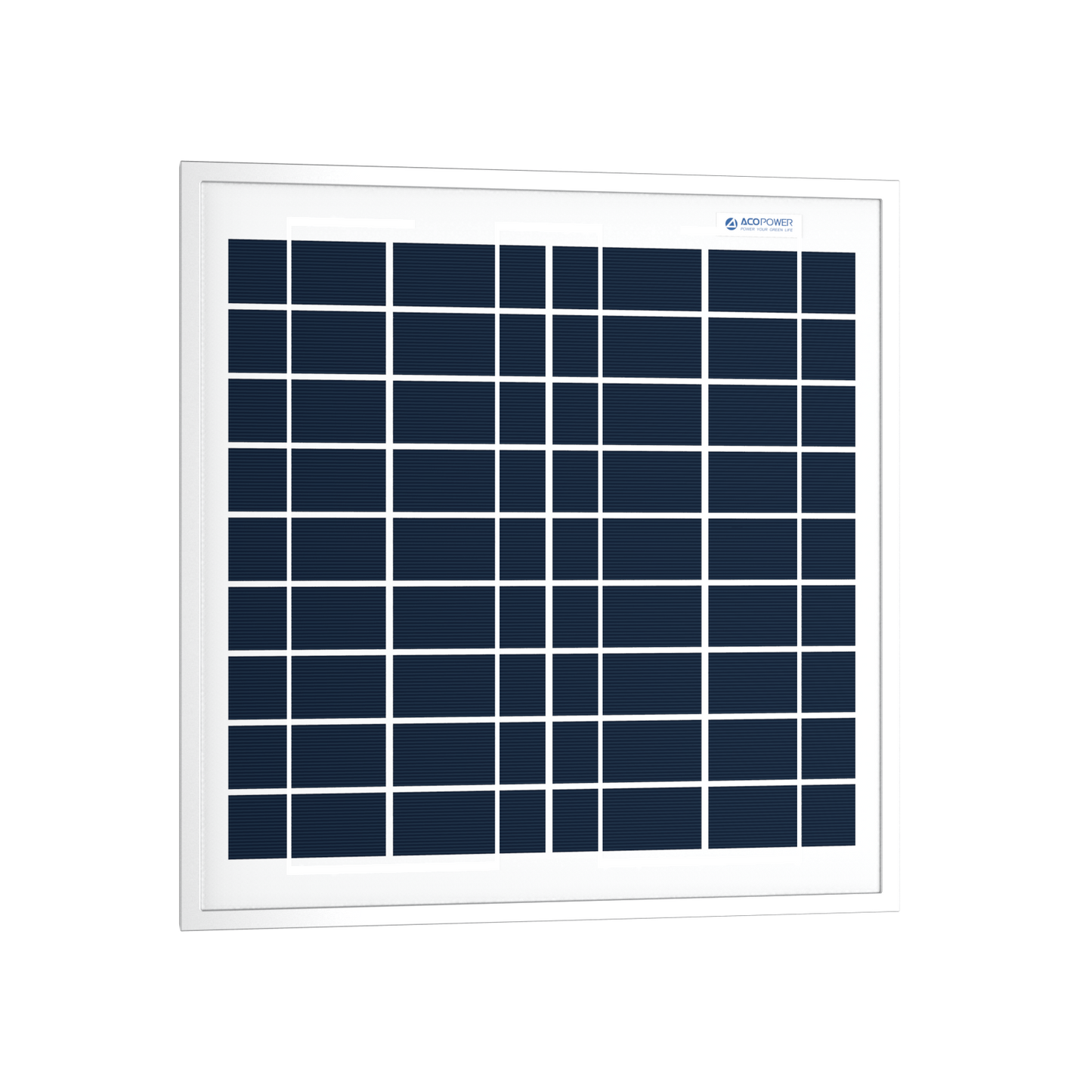 ACOPOWER 15W Polycrystalline Solar Panel for 12 Volt Battery Charging