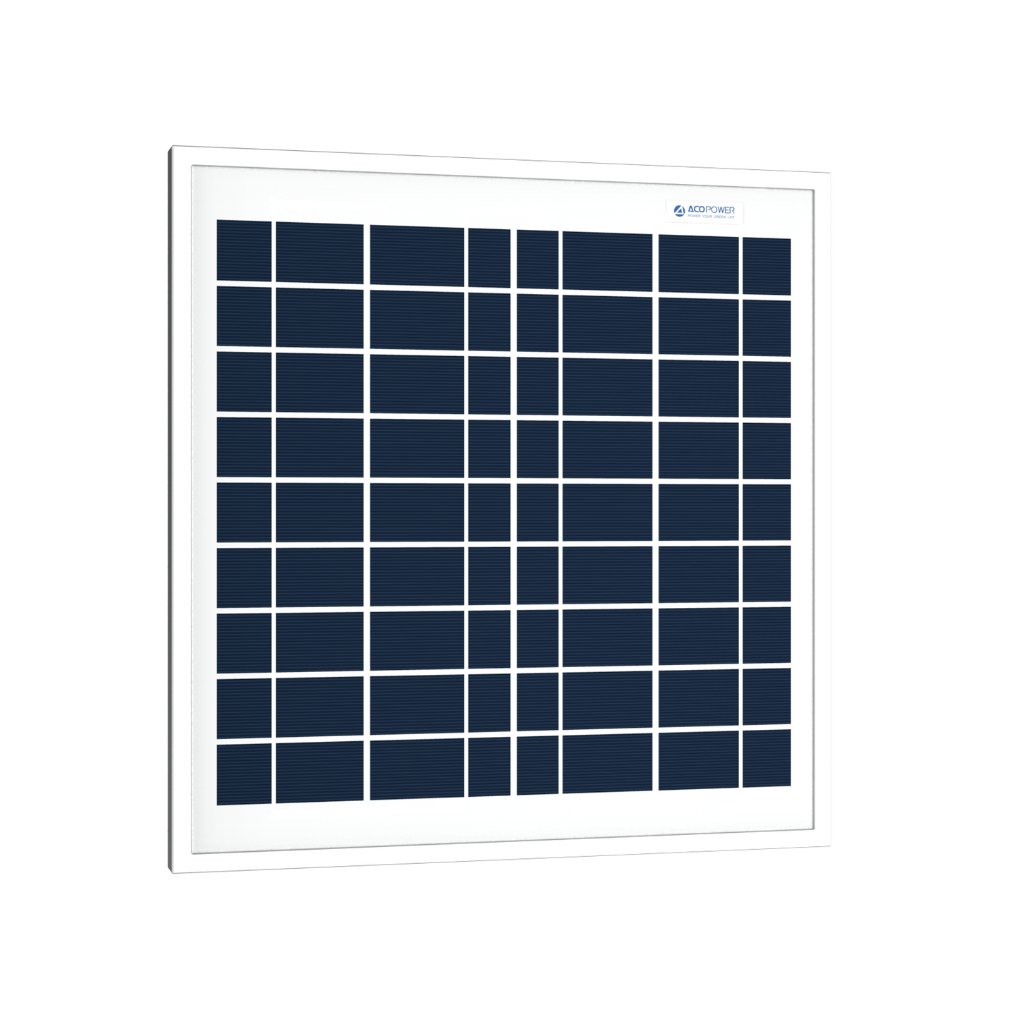 ACOPOWER 15W Polycrystalline Solar Panel for 12 Volt Battery Charging