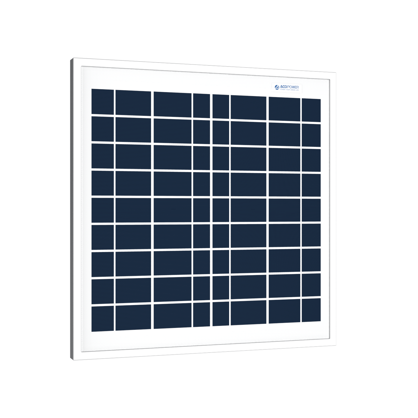 ACOPOWER 15W Polycrystalline Solar Panel for 12 Volt Battery Charging