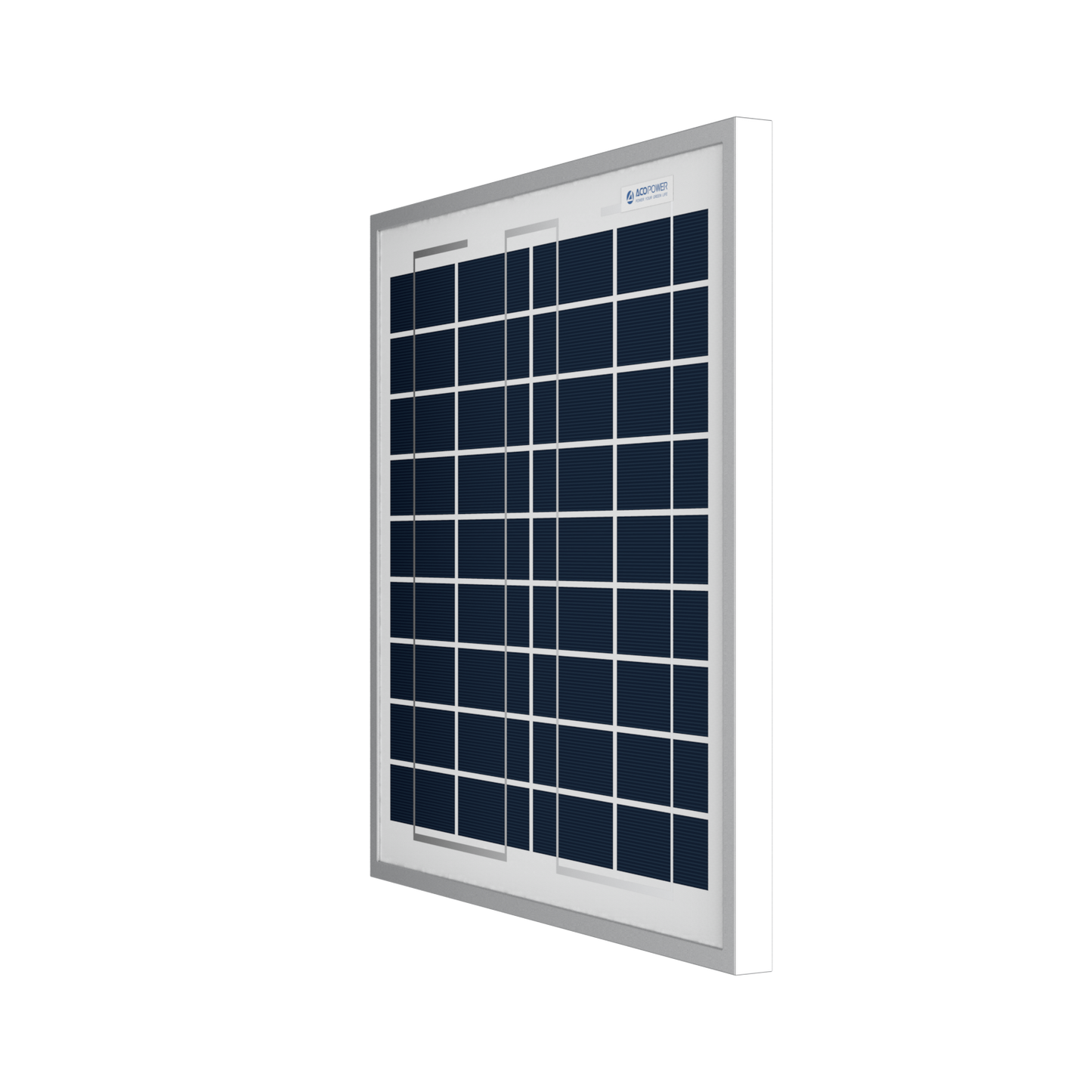 ACOPOWER 15W Polycrystalline Solar Panel for 12 Volt Battery Charging