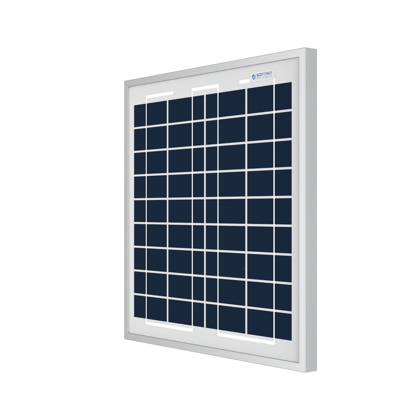 ACOPOWER 15W Polycrystalline Solar Panel for 12 Volt Battery Charging