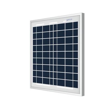 ACOPOWER 15W Polycrystalline Solar Panel for 12 Volt Battery Charging