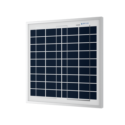 ACOPOWER 15W Polycrystalline Solar Panel for 12 Volt Battery Charging