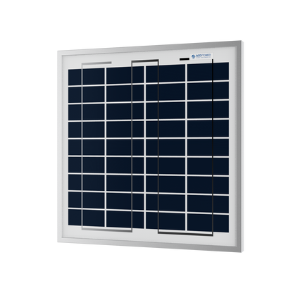 ACOPOWER 15W Polycrystalline Solar Panel for 12 Volt Battery Charging