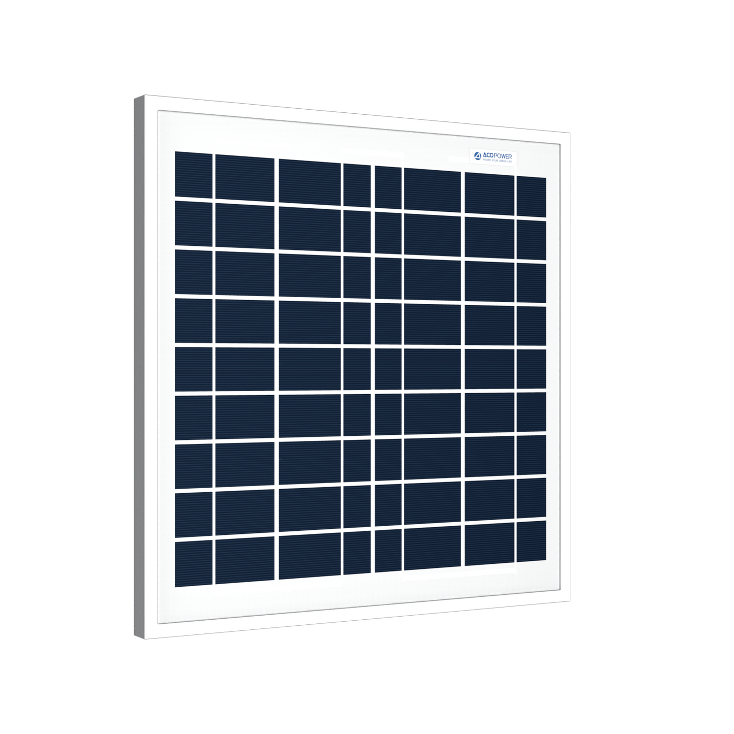 ACOPOWER 15W Polycrystalline Solar Panel for 12 Volt Battery Charging