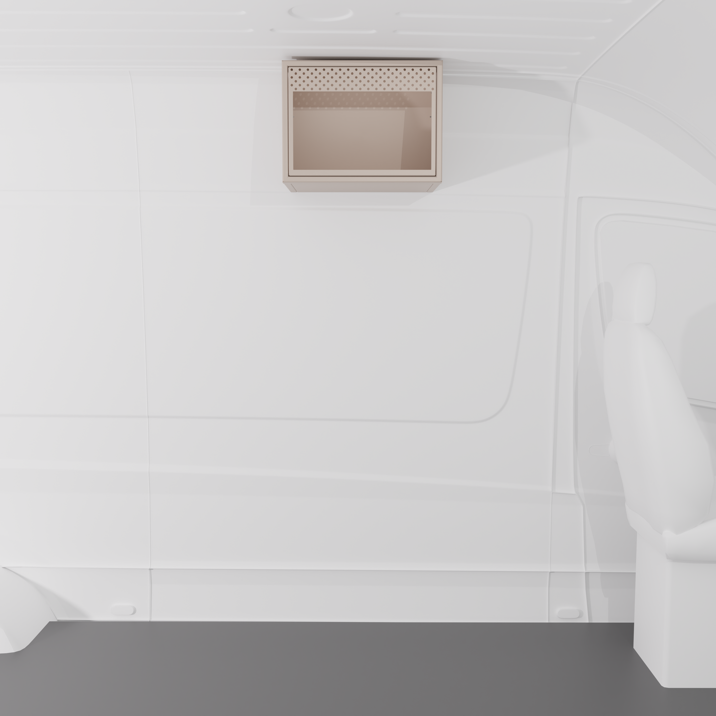 20" Microwave Cabinet - Angled