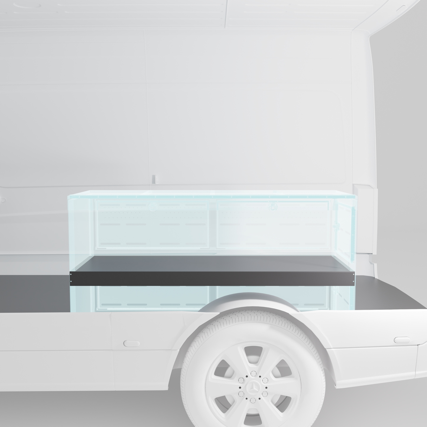 22" Wheel Well Cover - 60" x 22" x 15"
