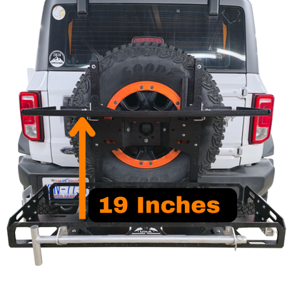 Jeep Wrangler JK (2007-2018) Cargo Carrier & Bike Rack | rucRak GRUNT