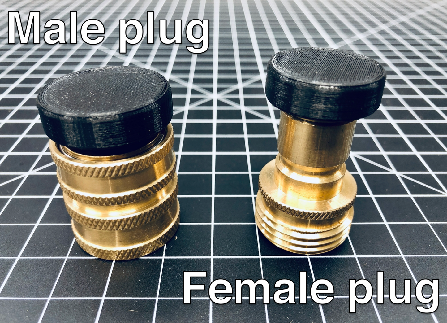 DribbleStopper Plug for Pressure Washer & Garden Hose Quick Disconnect Fittings