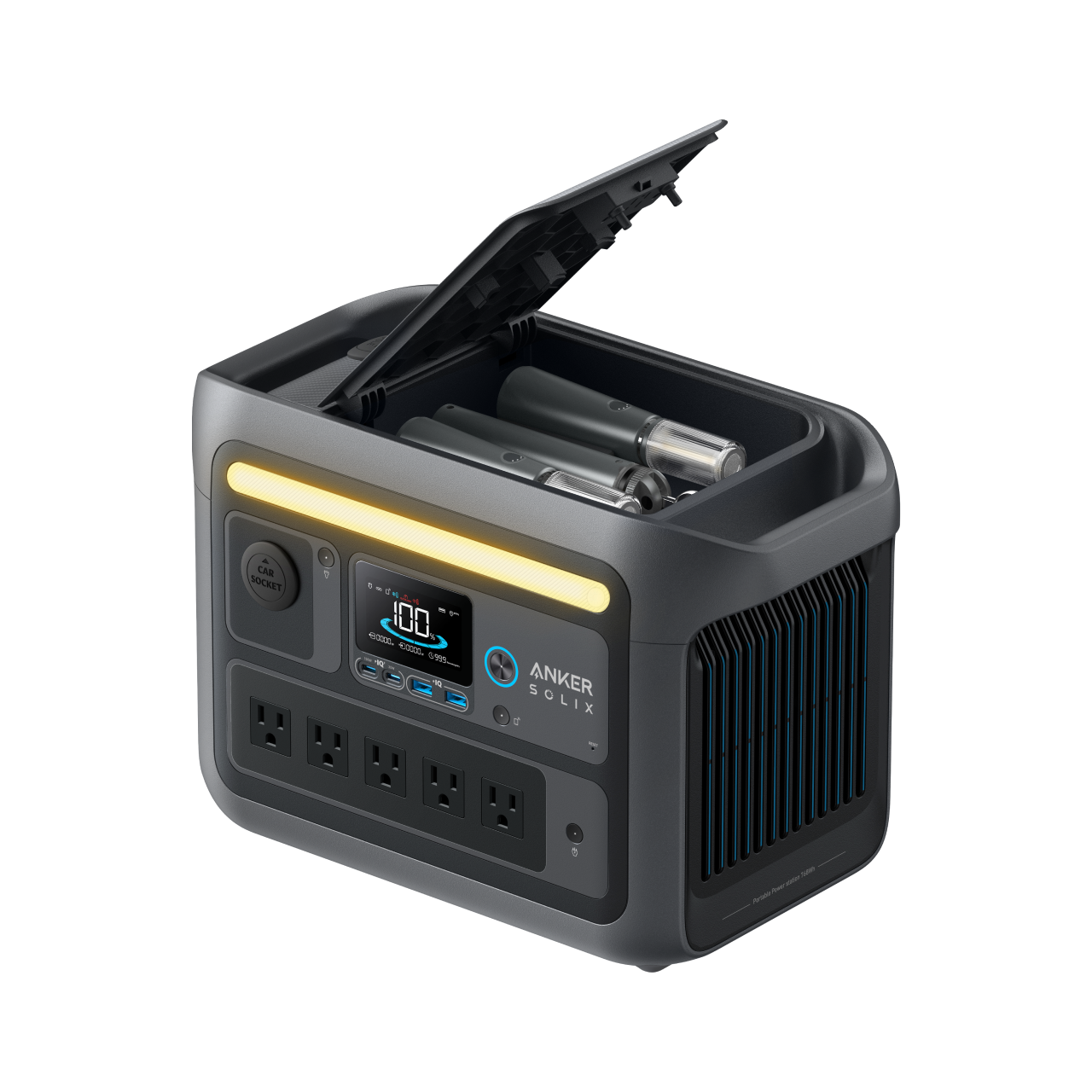 Anker SOLIX C800 Plus Portable Power Station - 768Wh | 1200W