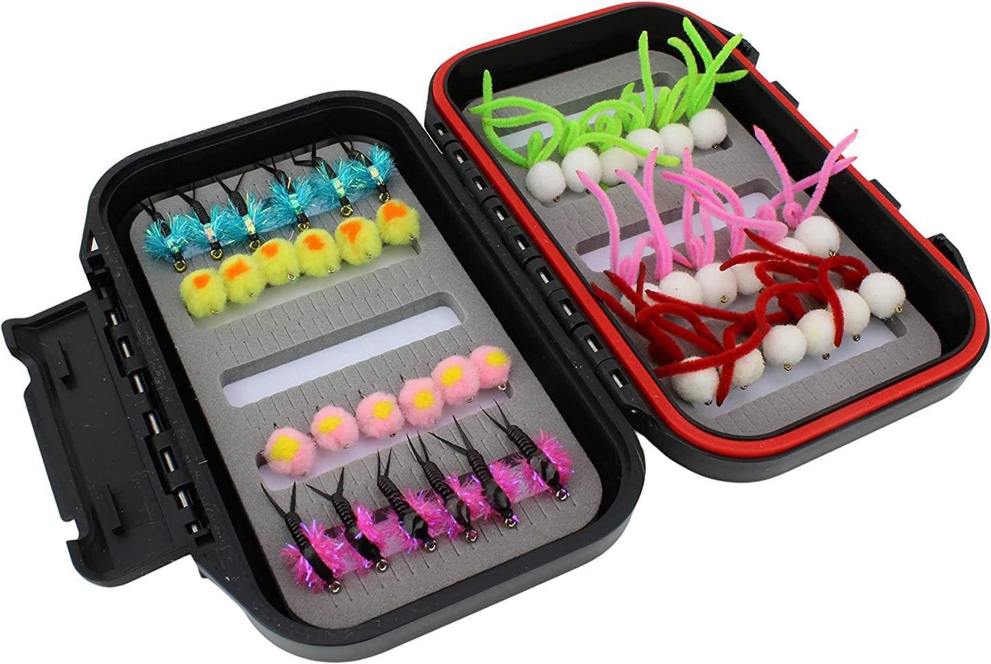 Steelhead/Egg Fly Assortment, 42 Flies | Fly Box | Wild Water Fly Fishing