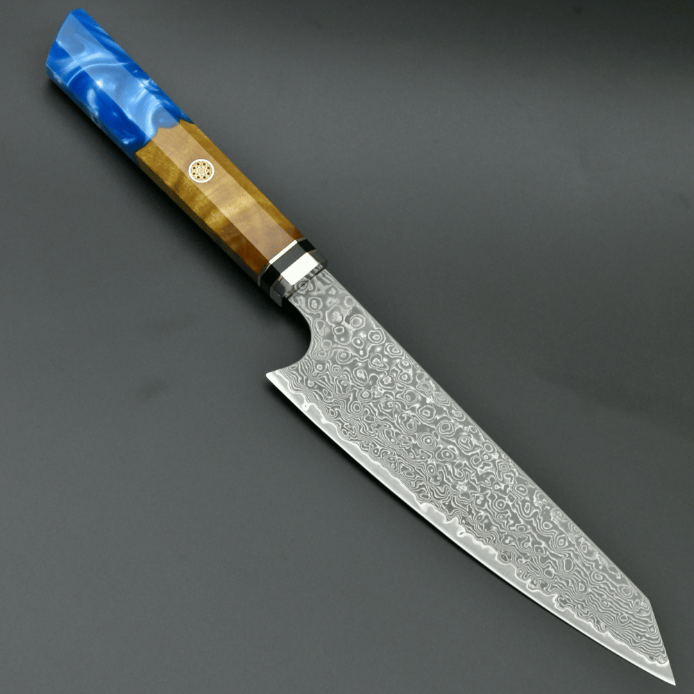 Nirvana VG10 Damascus Chef's Knife with Exotic Olive Wood Handle