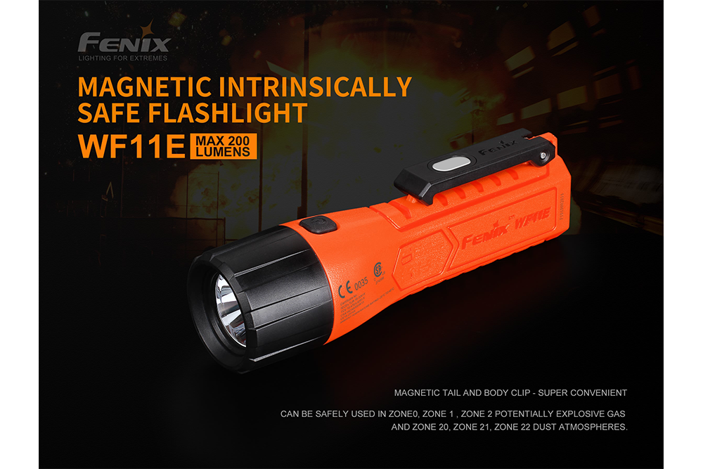 Fenix WF11E Intrinsically Safe Flashlight