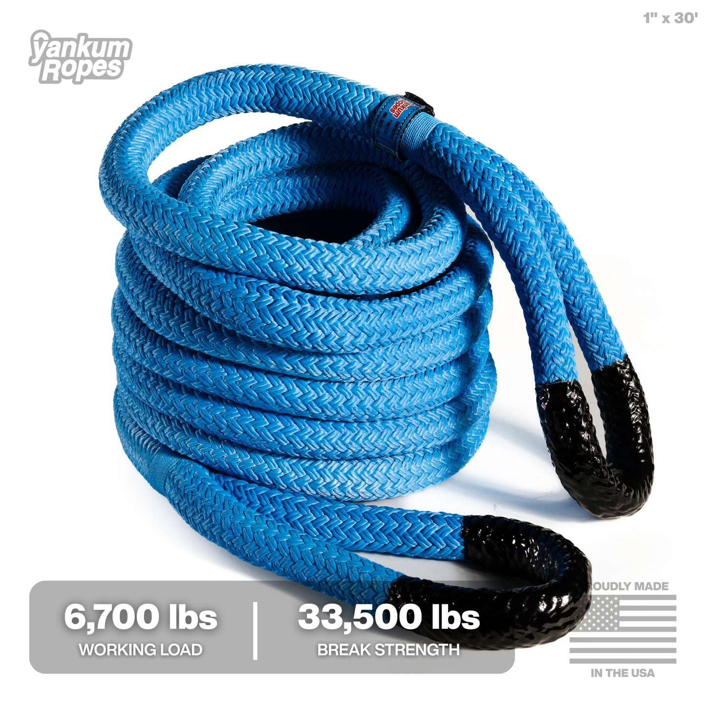 Hi-Vis Kinetic Recovery Rope