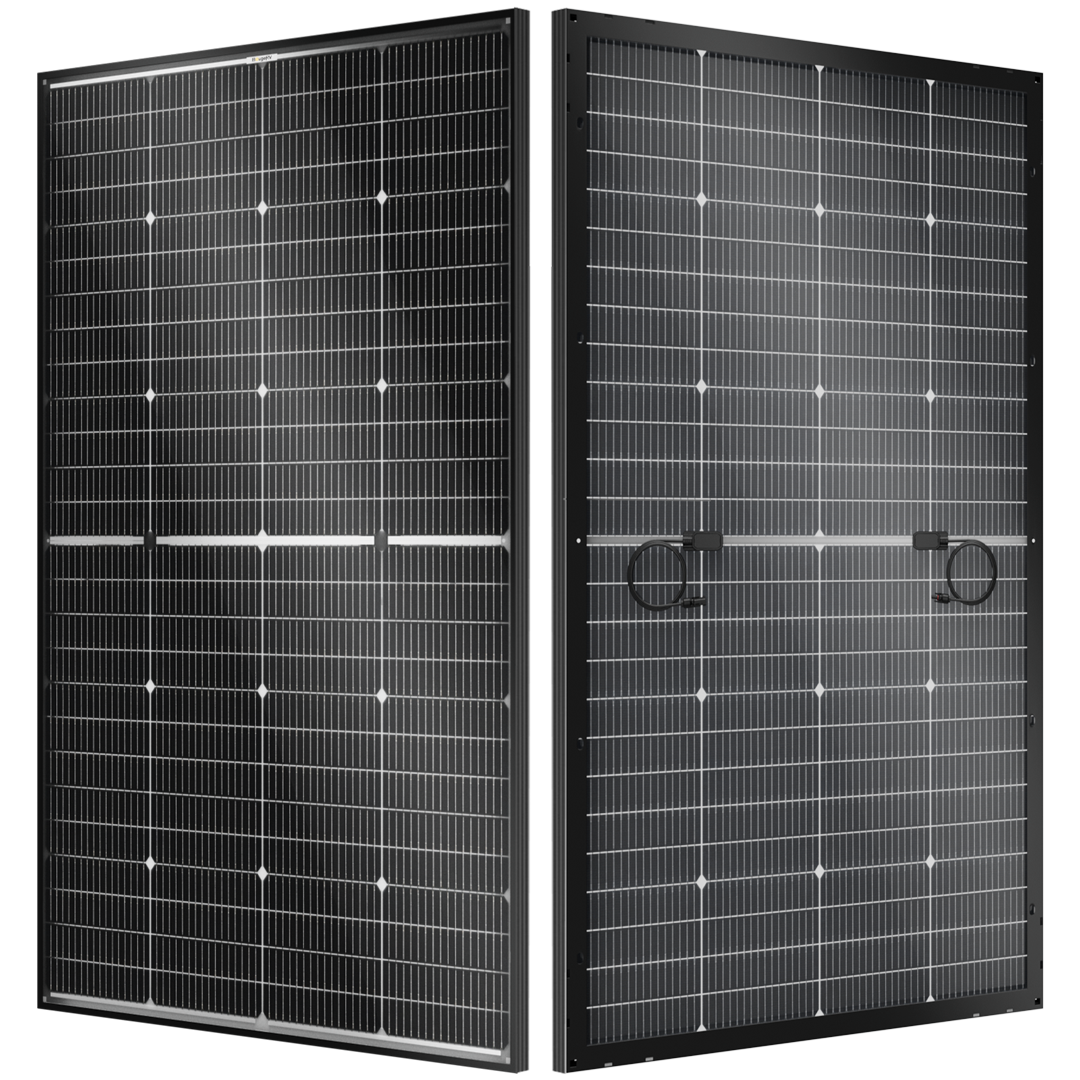 BougeRV 16BB N-Type 12V 200 Watt Bifacial Solar Panel