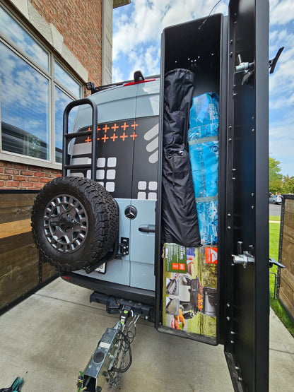 Rover Vans Ski/Snowboard Box for Van Rear