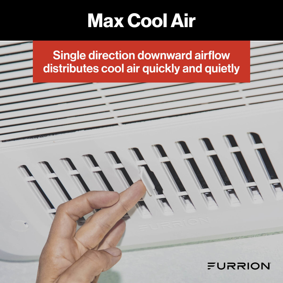 Furrion Chill® HE RV AC Air Distribution Box for Electronic Control/Thermostat (R32) #FACT12CA2-PS-AM