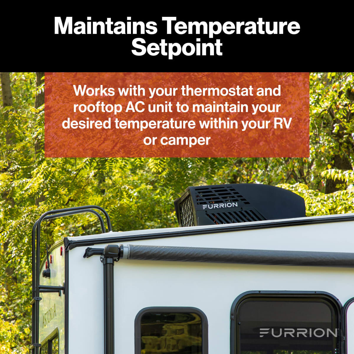 Furrion Enhanced Multi-Zone Controller for Chill® Air Conditioner Systems (R32) #FACC12ESHA2-BL-AM