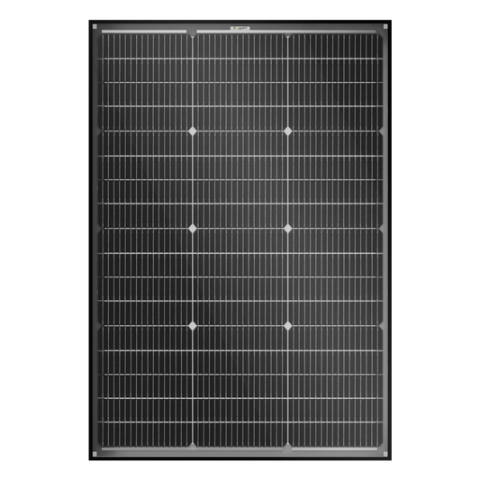 BougeRV 16BB N-Type 12V 100 Watt Bifacial Solar Panel