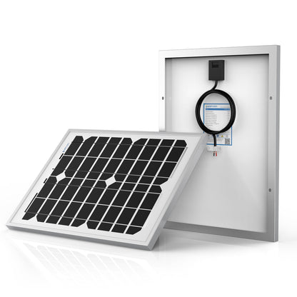 ACOPOWER 20 Watt Mono Solar Panel for 12V Battery Charging, Off Grid