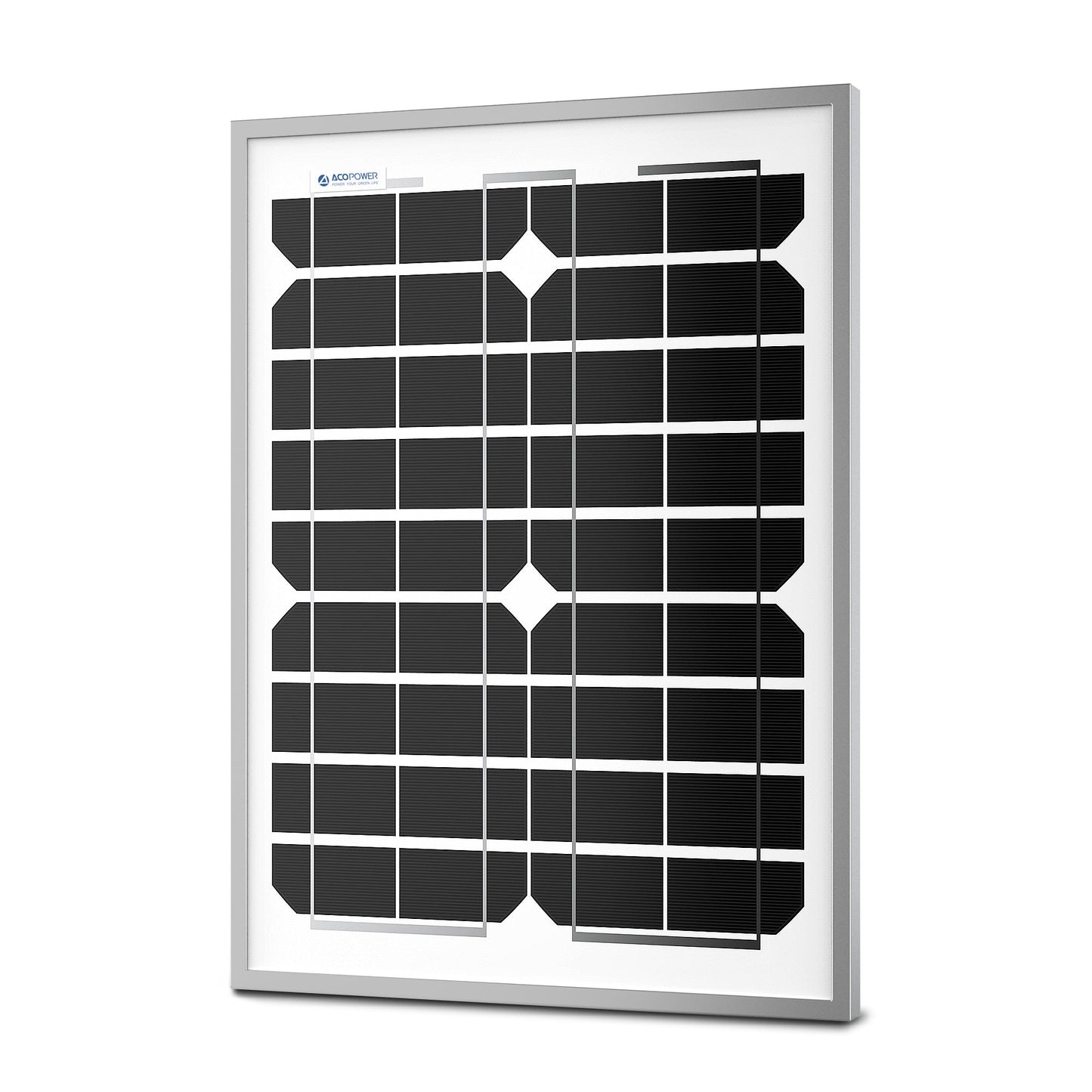 ACOPOWER 20 Watt Mono Solar Panel for 12V Battery Charging, Off Grid