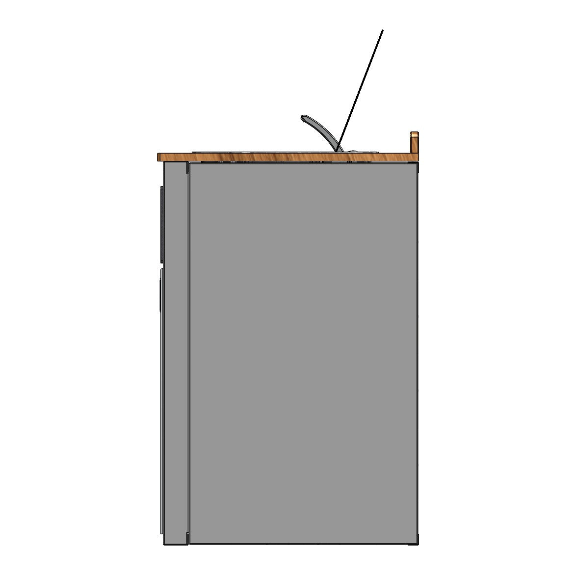 24in Galley - Isotherm 85 Fridge Base Cabinet