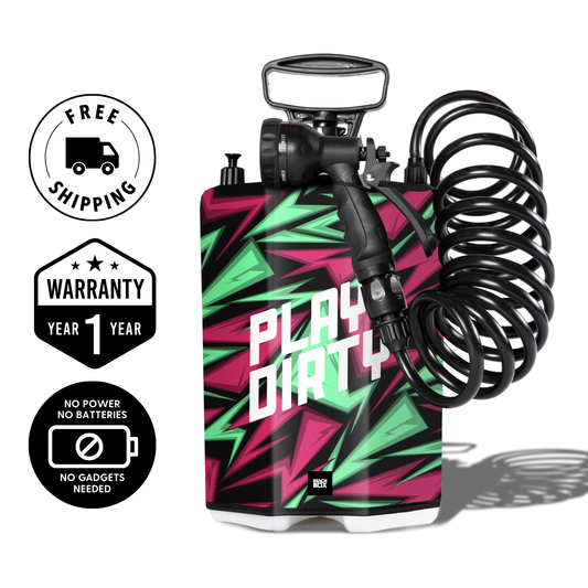 BeachBox Portable Camping Shower Tank - 'Play Dirty'