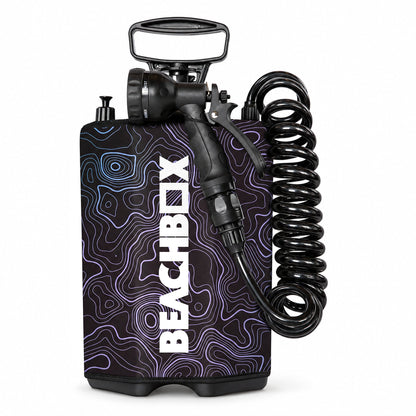 BeachBox Portable Outdoor Shower Tank - Elevation