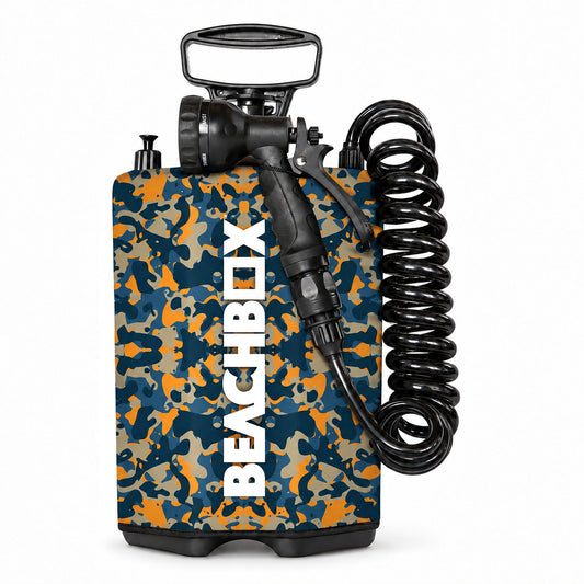 BeachBox Portable Outdoor Shower Tank - Camo