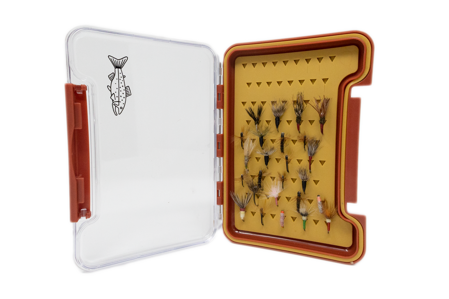 Loaded Fly Box with 24 Kebari Flies