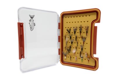 Loaded Fly Box with 24 Kebari Flies