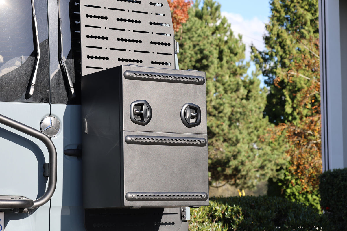 Aluminum Split Door Storage Box