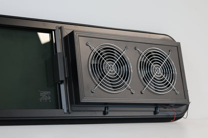 VW1033 Dual-Fan Half Slider Bunk Window