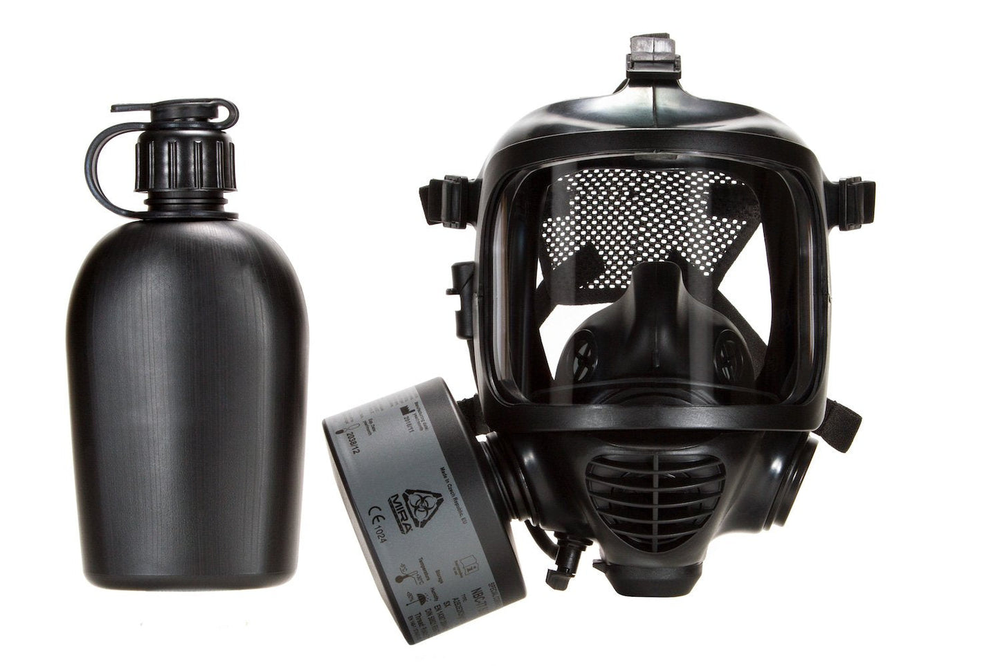 MIRA Safety Military Gas Mask & Nuclear Attack Survival Kit 