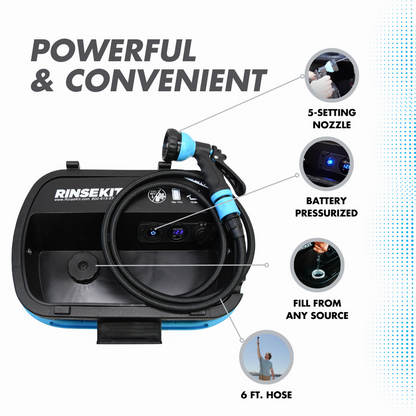 RinseKit Pro 3.5 Gallon Portable Shower