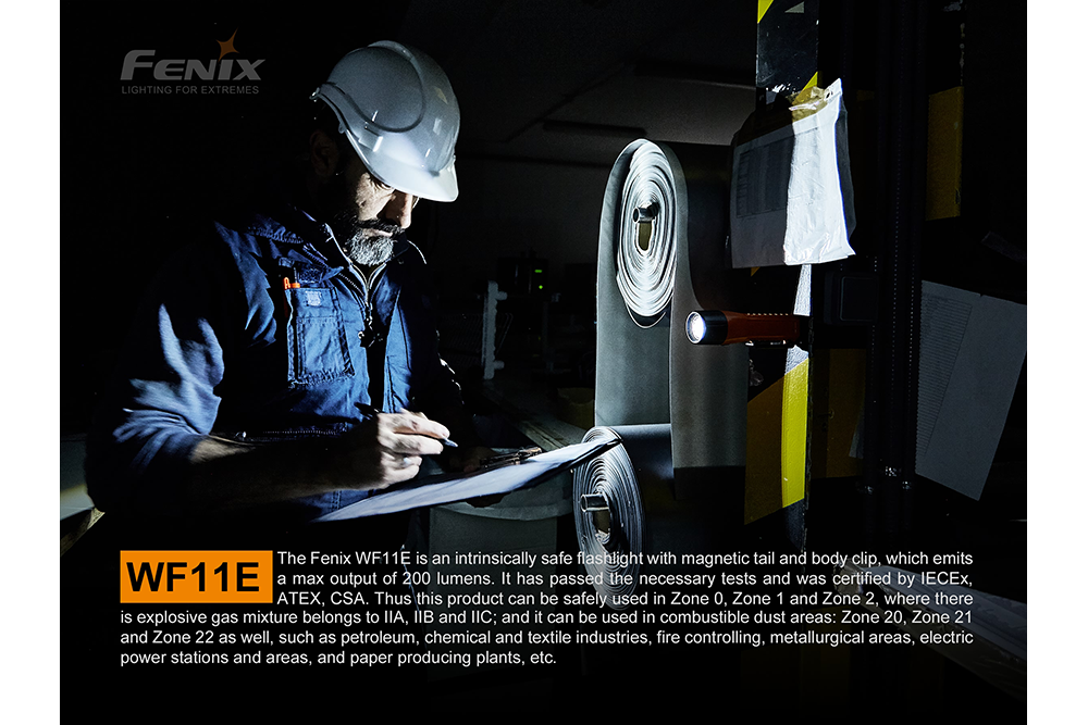 Fenix WF11E Intrinsically Safe Flashlight