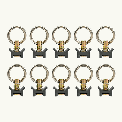 Venture L-Track Adjustable Tie Down Ring (10 Pack)