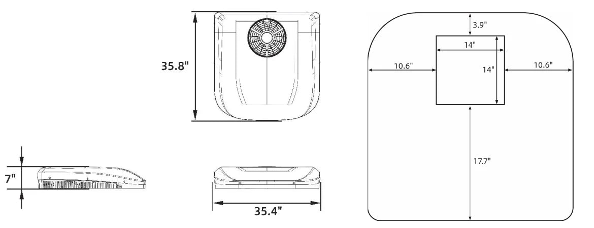 VELIT 3000R | DC-Powered Rooftop Air Conditioner