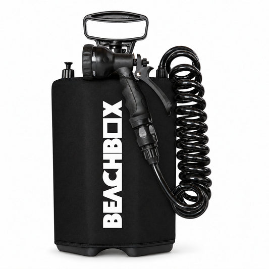 BeachBox Portable Outdoor Shower Tank - Black