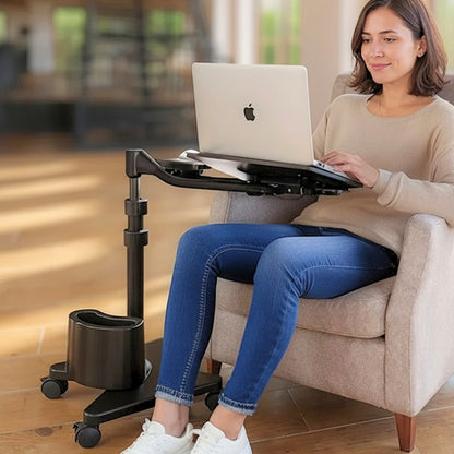 LEVO G2 Deluxe Rolling Laptop Stand WITH Mouse Tray 33801