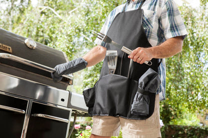 BBQ Apron Tote Pro Grill Set