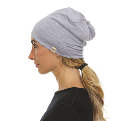 Microweight Reversible Wool Beanie - Woolverino